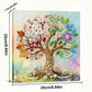 DIY Pearl Painting With Frame - Handmade Self-Adhesive Pearls - Tree (25*25cm) A