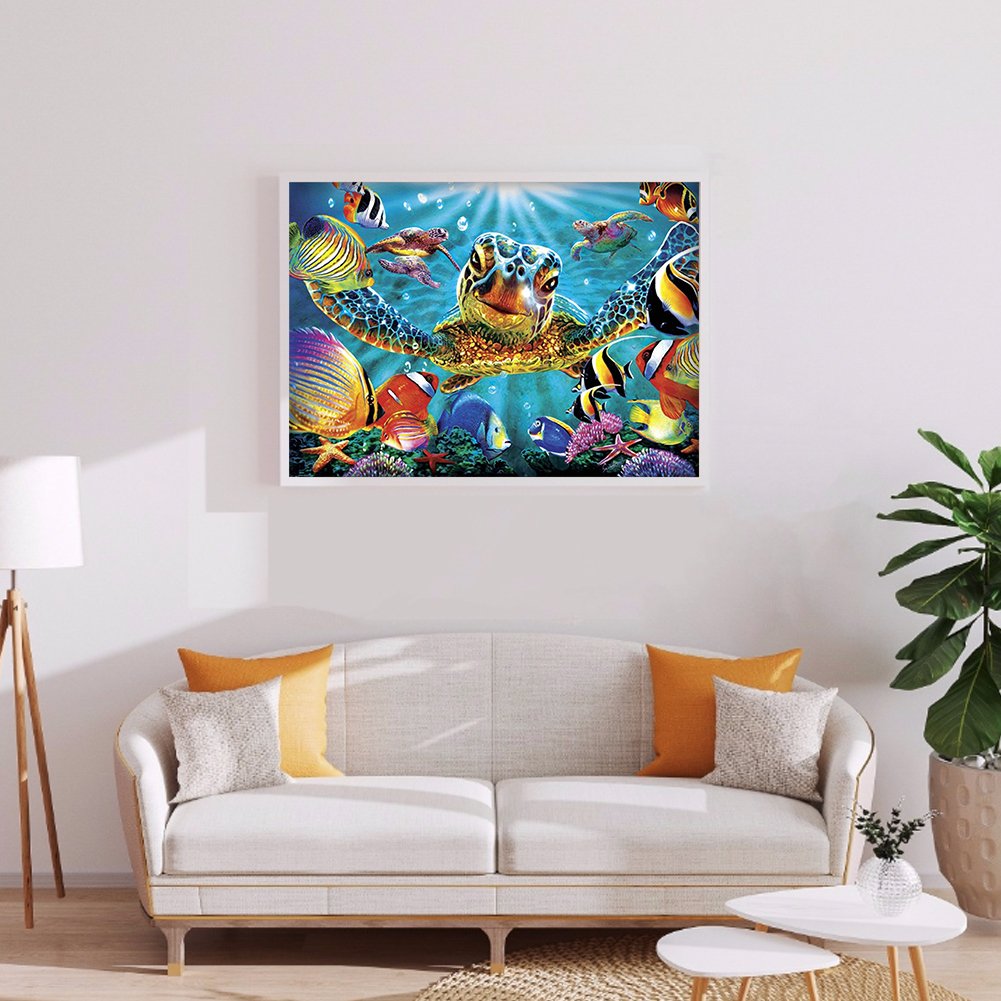 Diamond Painting - Full Round -Sea Turtle