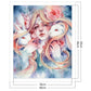 11CT Stamped Cross Stitch - Rabbit Girl(40*50CM)