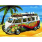 Diamond Paintings Art Full Drill Bus