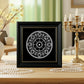 DIY Pearl Painting With Frame - Handmade Self-Adhesive Pearls - Mandala (27*27cm) A
