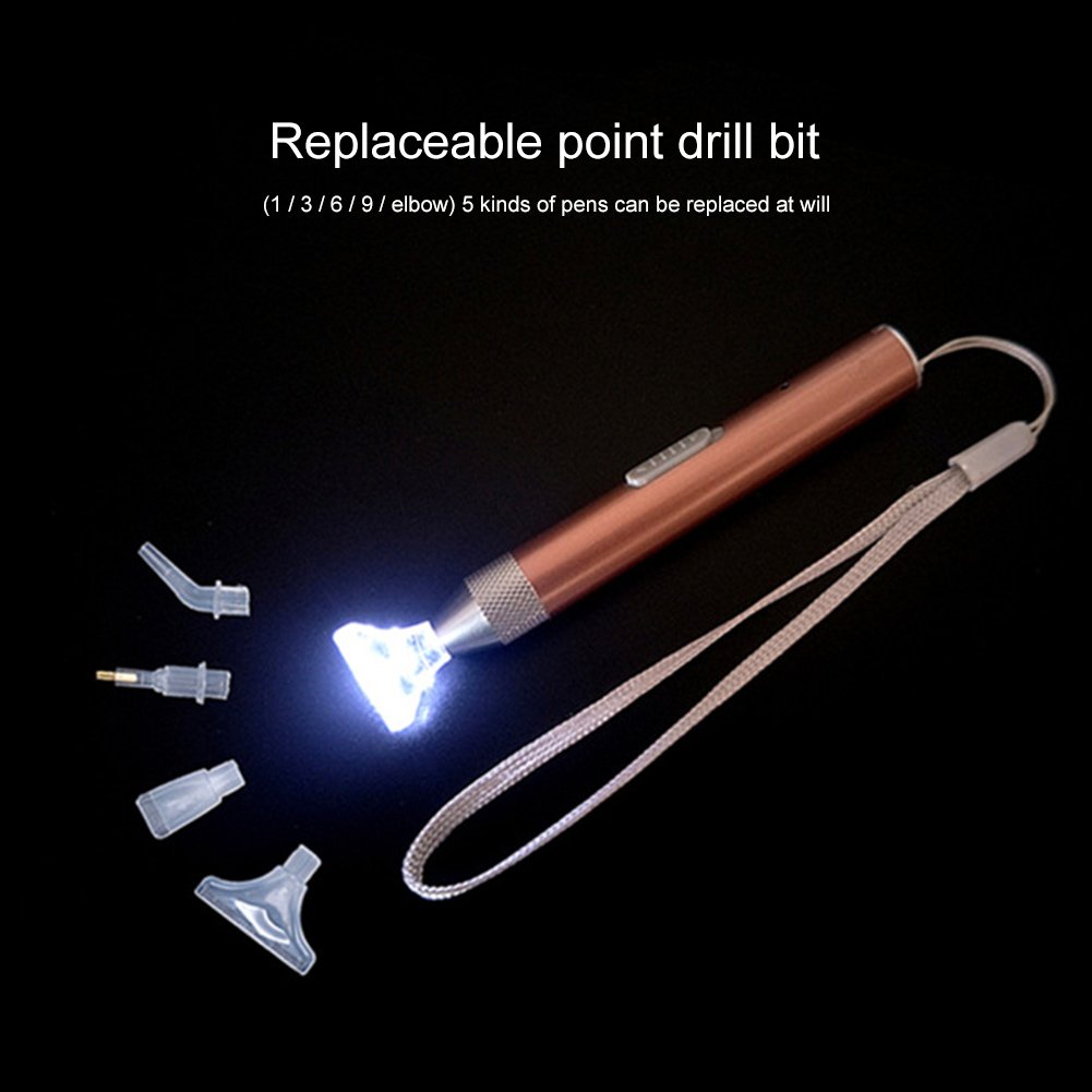 Diamond Painting USB Charging Luminous Point Drill Pen Kit