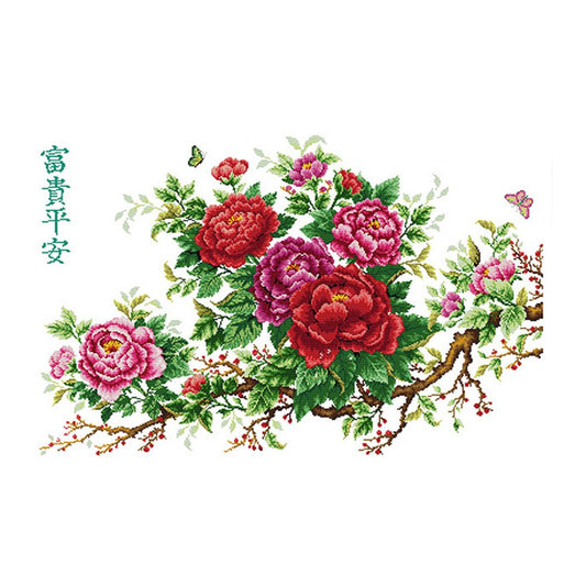 11ct Stamped Cross Stitch Wealth And Peace(103*69cm)