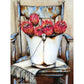 Diamond Paintings Art Full Drill Desk Flower