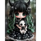 Diamond Painting - Full Round / Square - Girl Doll A