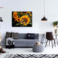 Diamond Painting - Full Round - Sunflower Butterfly B