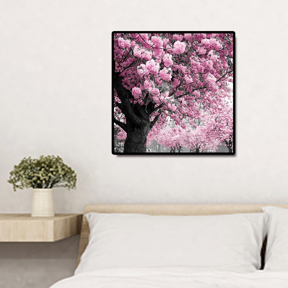 5D DIY Diamond Painting Kit - Full Round - Cherry Tree
