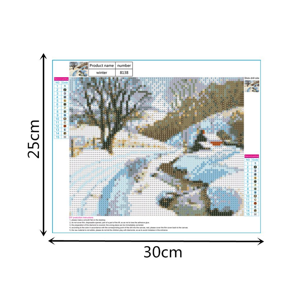 Diamond Painting - Full Round -  Season Scenery