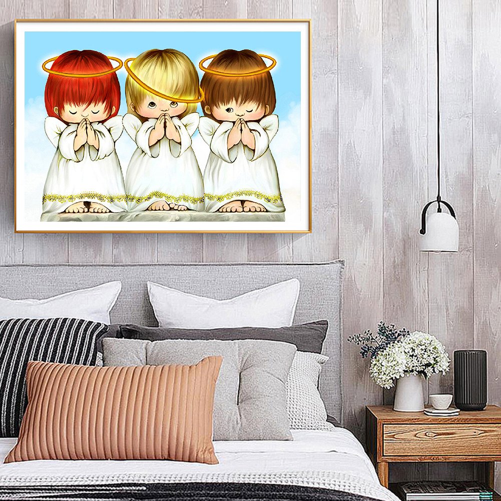 5D DIY Diamond Painting Kit - Full Round - Carefree Angel