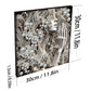 DIY Pearl Painting With Frame - Handmade Self-Adhesive Pearls - Woman (30*30cm)
