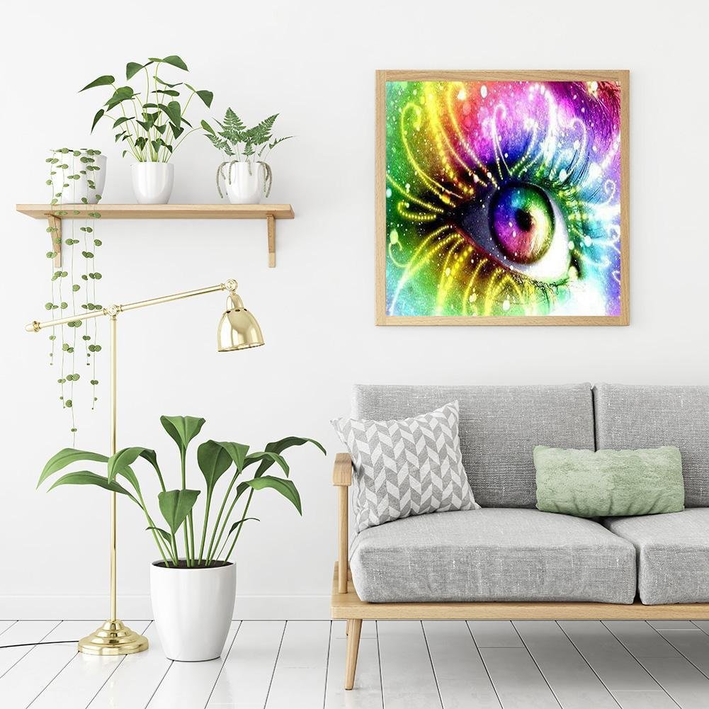 Diamond Painting - Full Round - Colorful Eye B