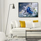 Painting By Numbers Horse Riding Hand Painted Canvas Oil Art Picture Craft