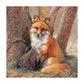 5D Diy Diamond Painting Kit Full Round Beads Fox