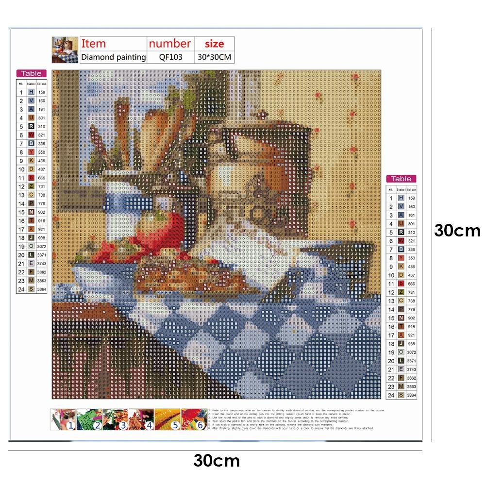 Diamond Painting - Full Round - Apple Crisp Baking Kitchen