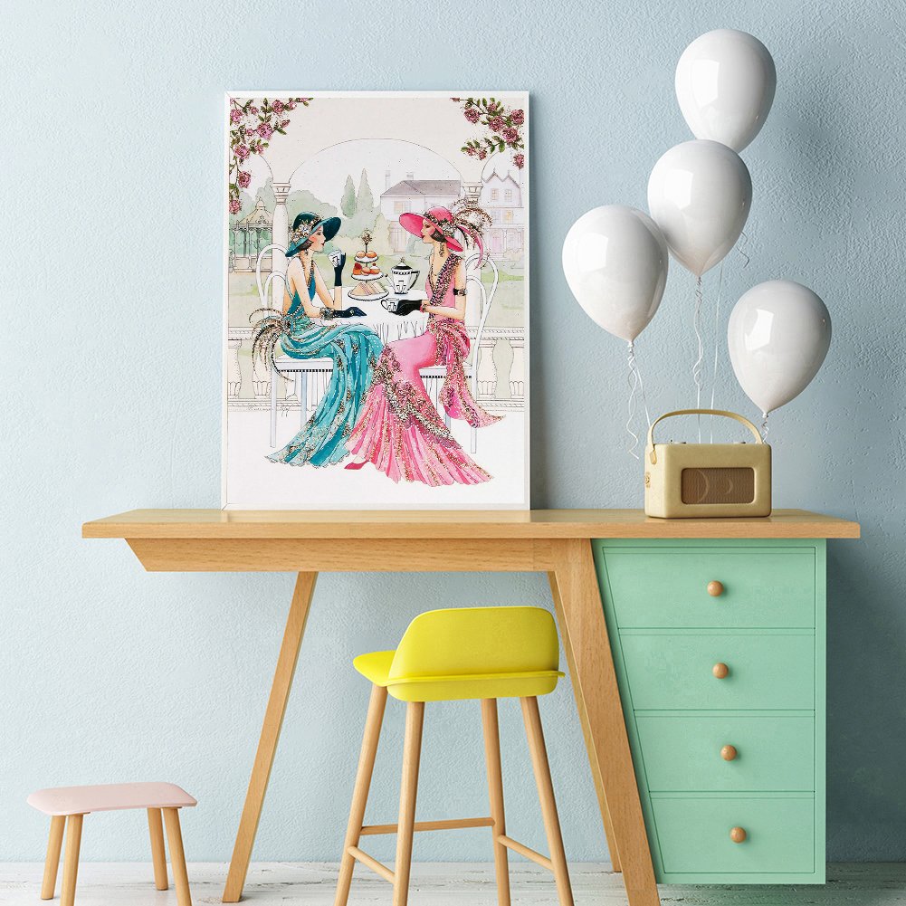 Diamond Painting - Full Round - Lady B