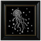 DIY Pearl Painting With Frame - Handmade Self-Adhesive Pearls - Jellyfish (27*27cm)