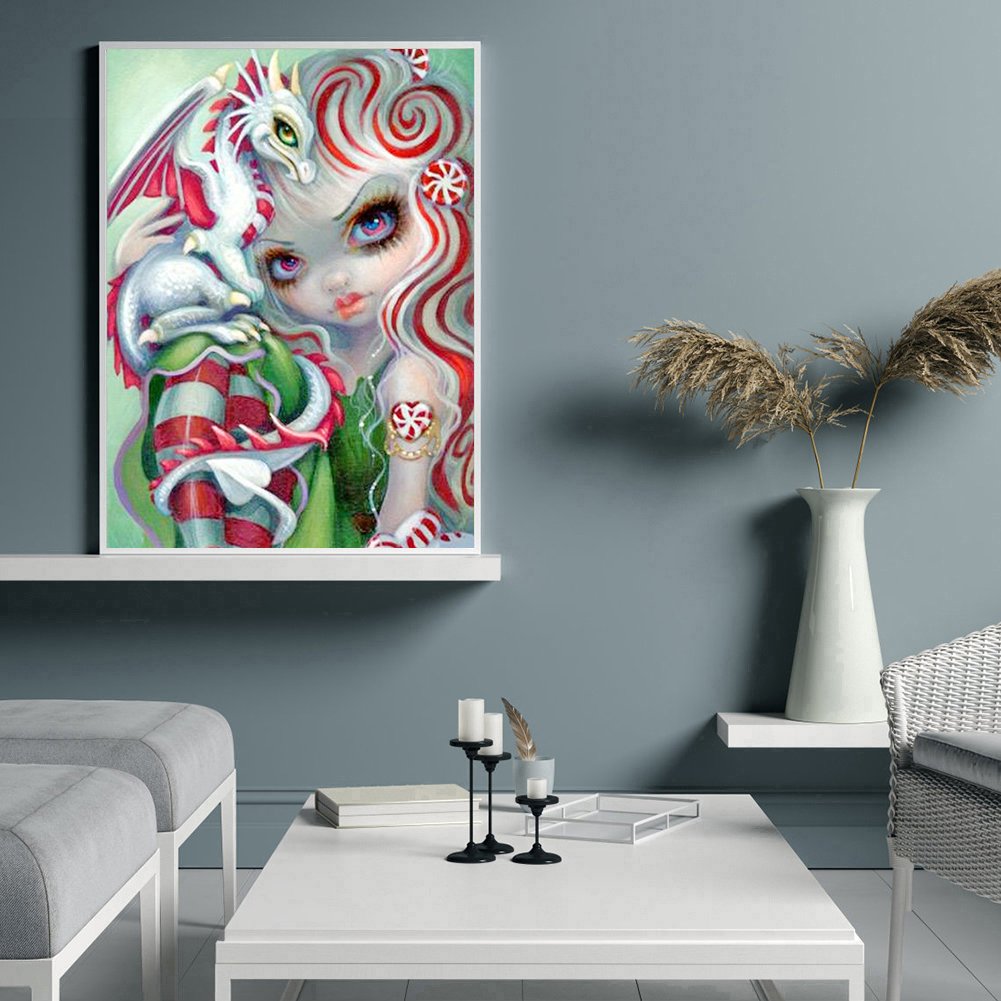 Diamond Painting - Full Round - Cartoon Big Eyes A
