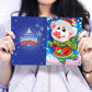 DIY Diamond Painting Greeting Card - Pig C