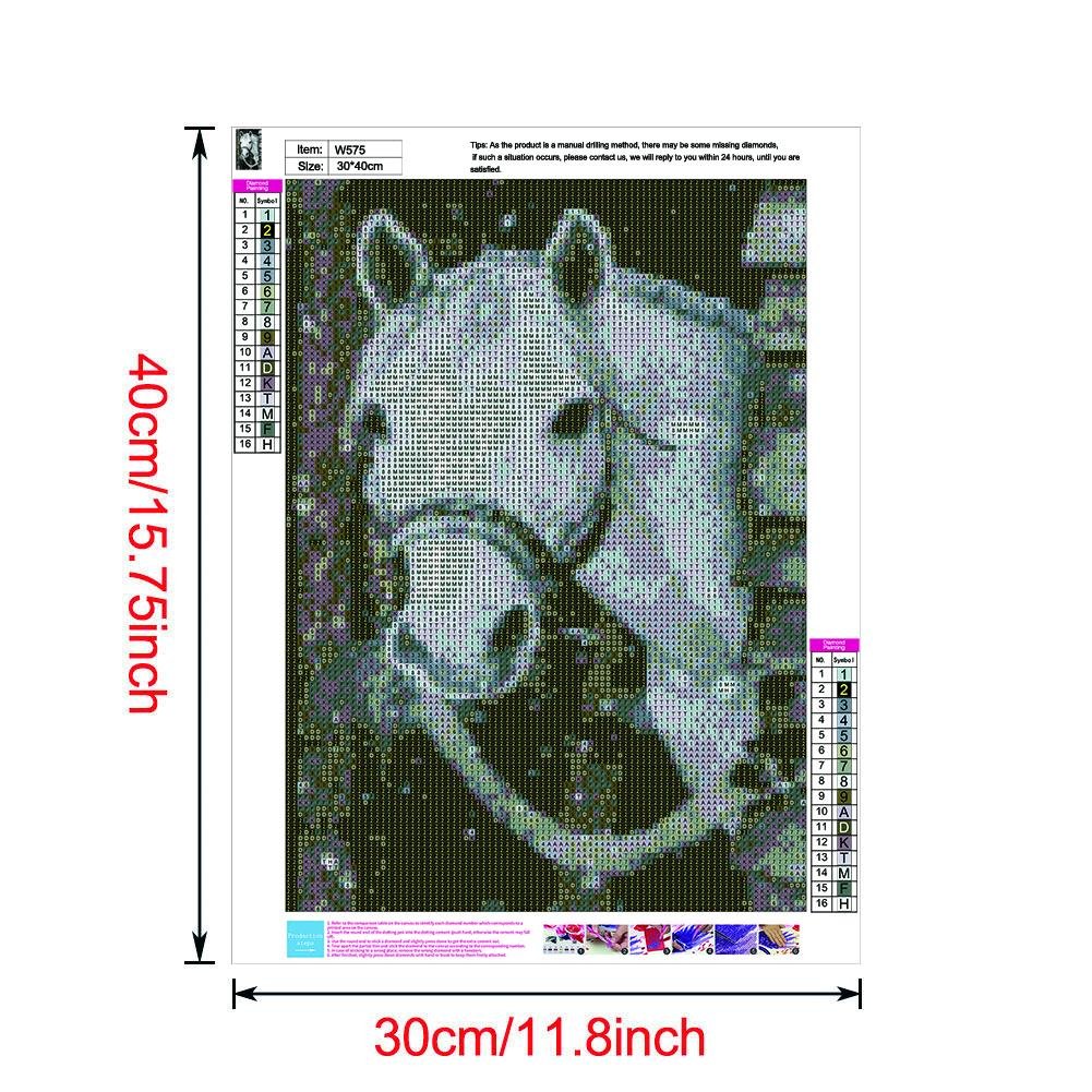 Diamond Painting - Full Round - Horse H