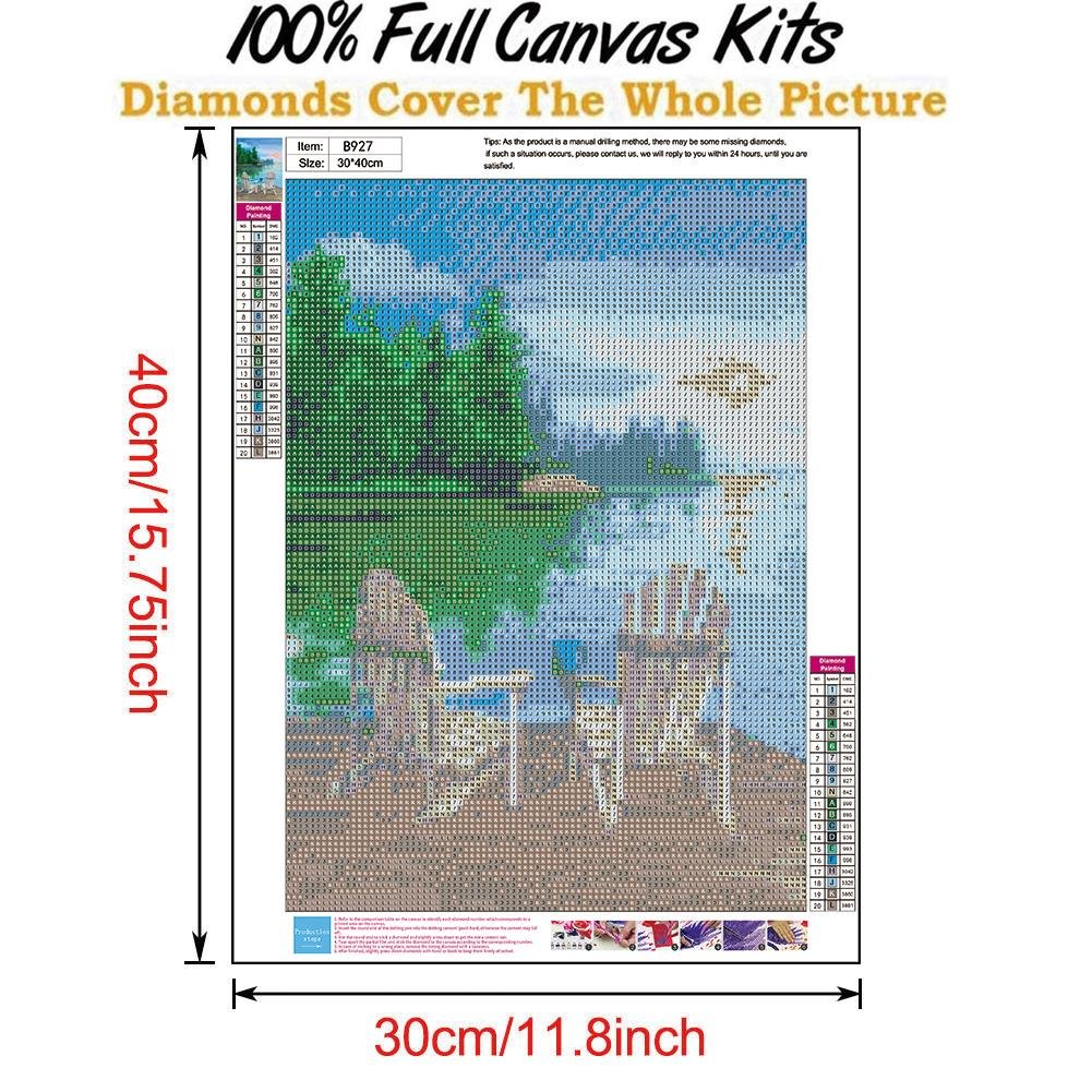 Diamond Painting - Full Round - Lakeside Chair