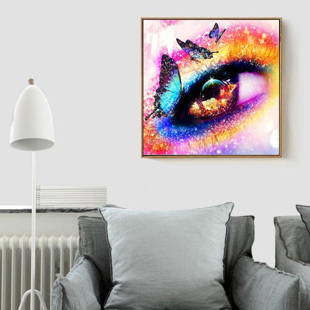 Diamond Painting - Full Round - Colorful Eye A