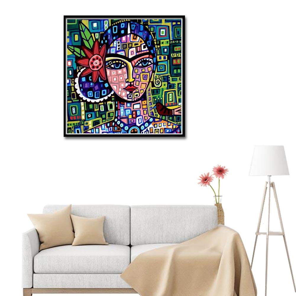 Diamond Painting - Full Round - Abstract Woman