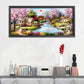 11CT Stamped Cross Stitch - Garden Cottage(100*43CM)
