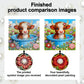 DIY Pearl Painting With Frame - Handmade Self-Adhesive Pearls - Cow (25*25cm)