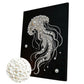 DIY Pearl Painting With Frame - Handmade Self-Adhesive Pearls - Jellyfish (30*40cm) B