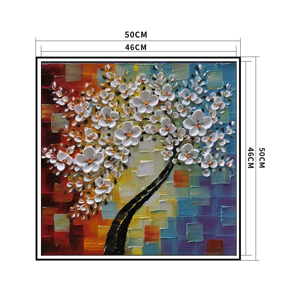 11ct Stamped Cross Stitch - Tree Beach (50*50cm)