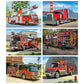 Diamond Paintings Art Full Drill Fire Truck