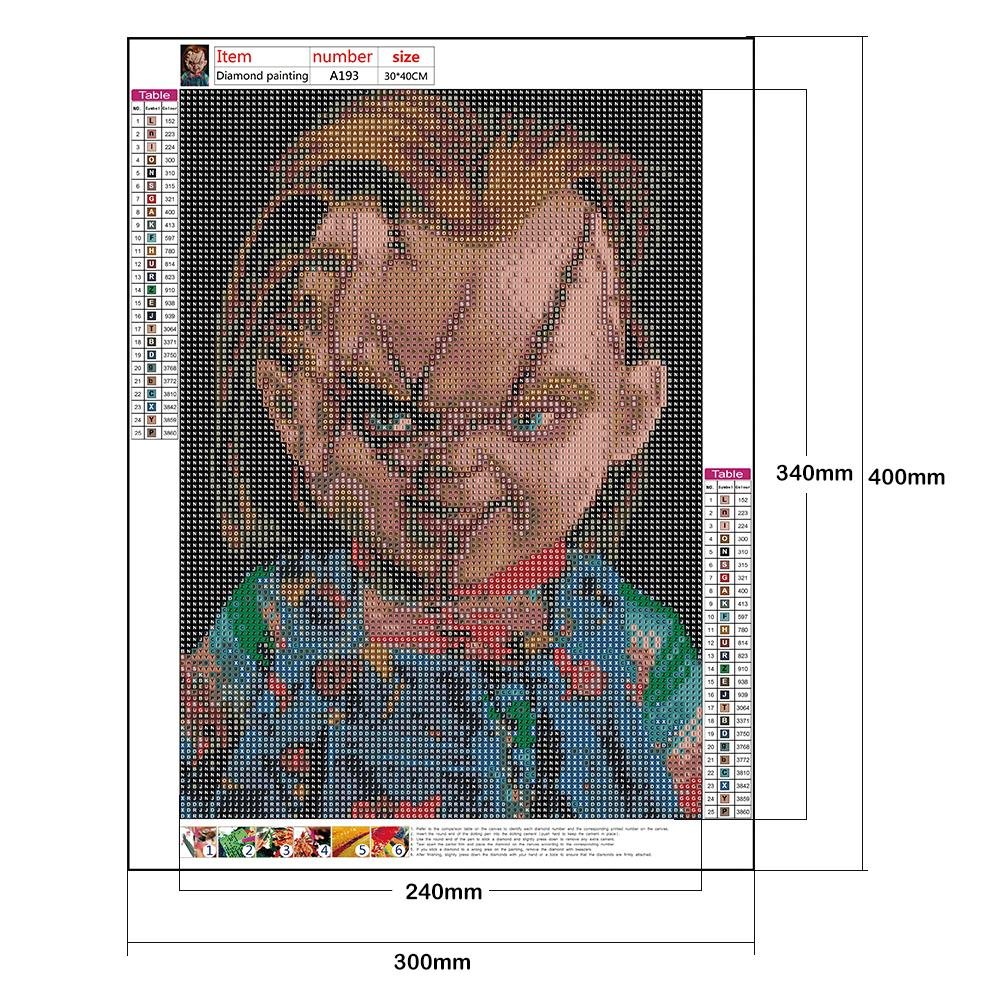 Diamond Painting - Full Round - Chucky