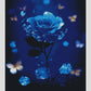 Full Round/Square Diamond Painting Kits | Blue Flower 40x70cm 50x80cm B
