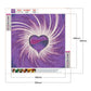 Diamond Painting - Full Round - Purple Heart