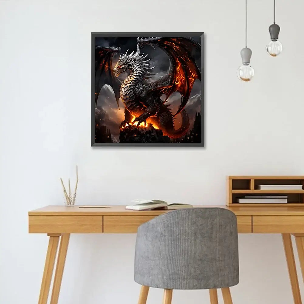 Fire Dragon 5D DIY Diamond Painting Kit