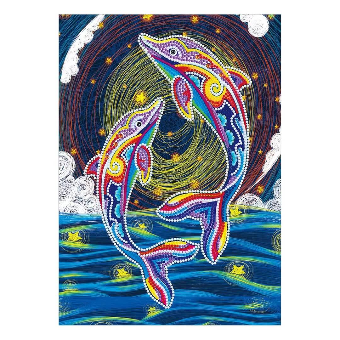 Dolphin Luminous Diamond Painting