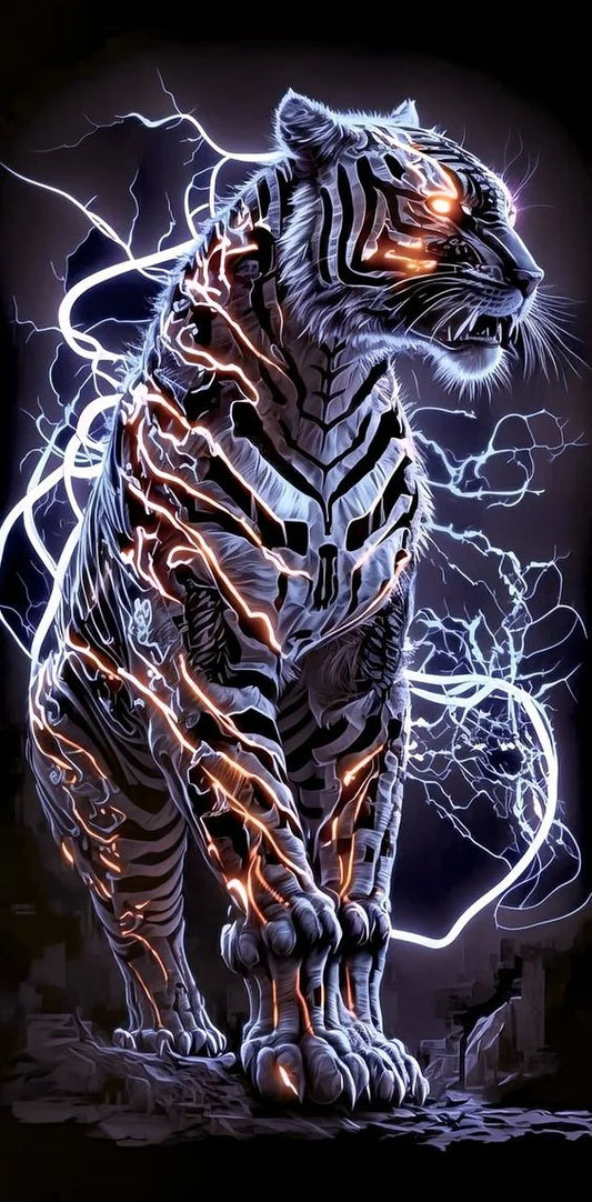 Flash Tiger 5D DIY Diamond Painting