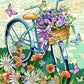 Diamond Painting - Full Round / Square - The Flower Bicycle