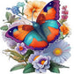5D DIY Diamond Painting Kit - Full Round / Square - Flower & Butterfly