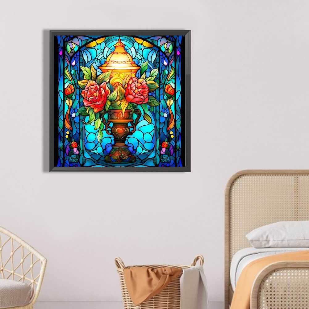 Flower Candle Flame 5D DIY Diamond Painting Kit