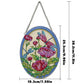 DIY Flower Dragonfly Diamond Painting Vintage Hanging Ornament Size