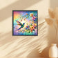 flower humming bird diamond painting KIT