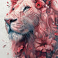 Flower Lion Diamond Painting