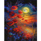 5D DIY Diamond Painting Kit - Full Round / Square - Flower Under The Moon