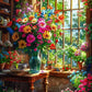 Flower Vase Diamond Painting