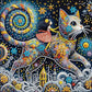 Flying Cat Crystal Rhinestone Diamond Painting Kit