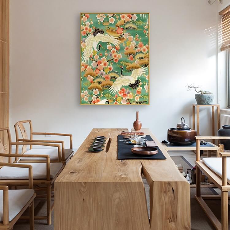 Big Size Diamond Painting - Full Round - Flying Cranes