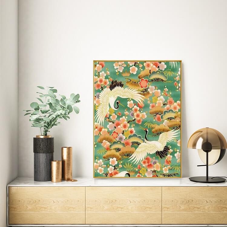  Flying Cranes Big Size Diamond Painting