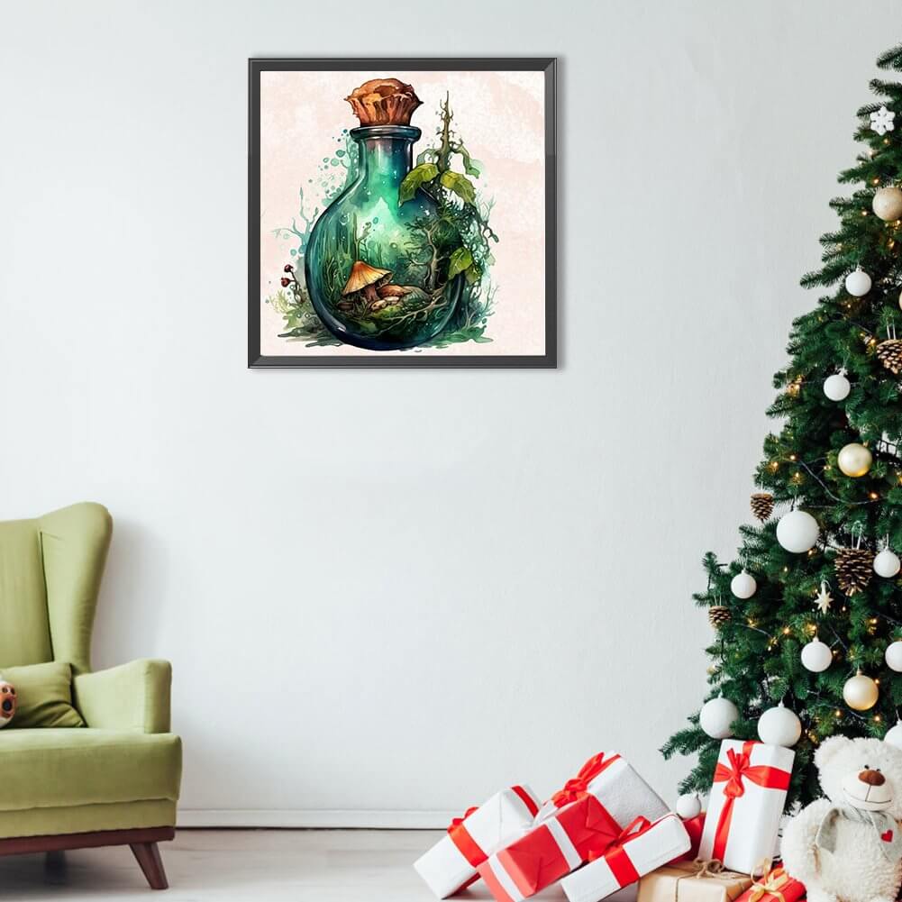 Forest Bottle 5D DIY Diamond Painting Kit