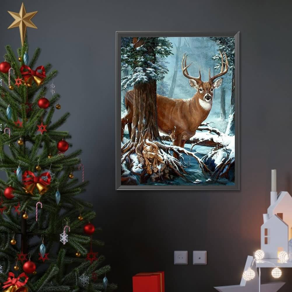 Forest Elk 5D DIY Diamond Painting Kit